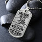 Father And Son Dog Tag Necklace Engravable
