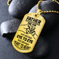 Father And Son Dog Tag Necklace Engravable