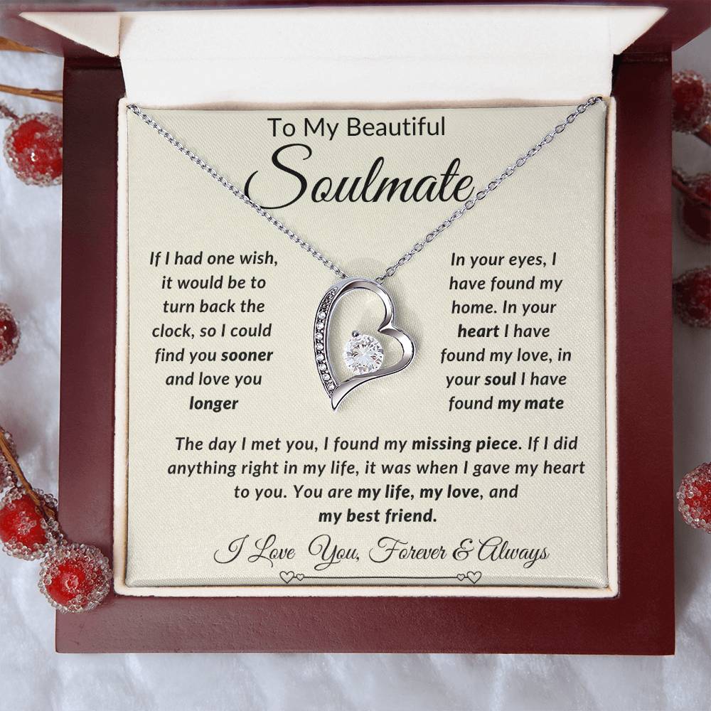 To My Beautiful Soulmate Forever Love