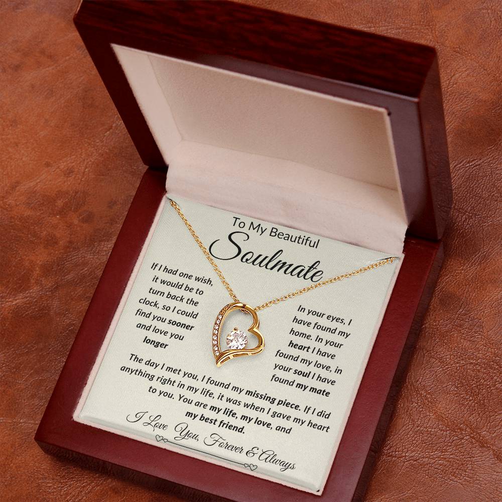 To My Beautiful Soulmate Forever Love