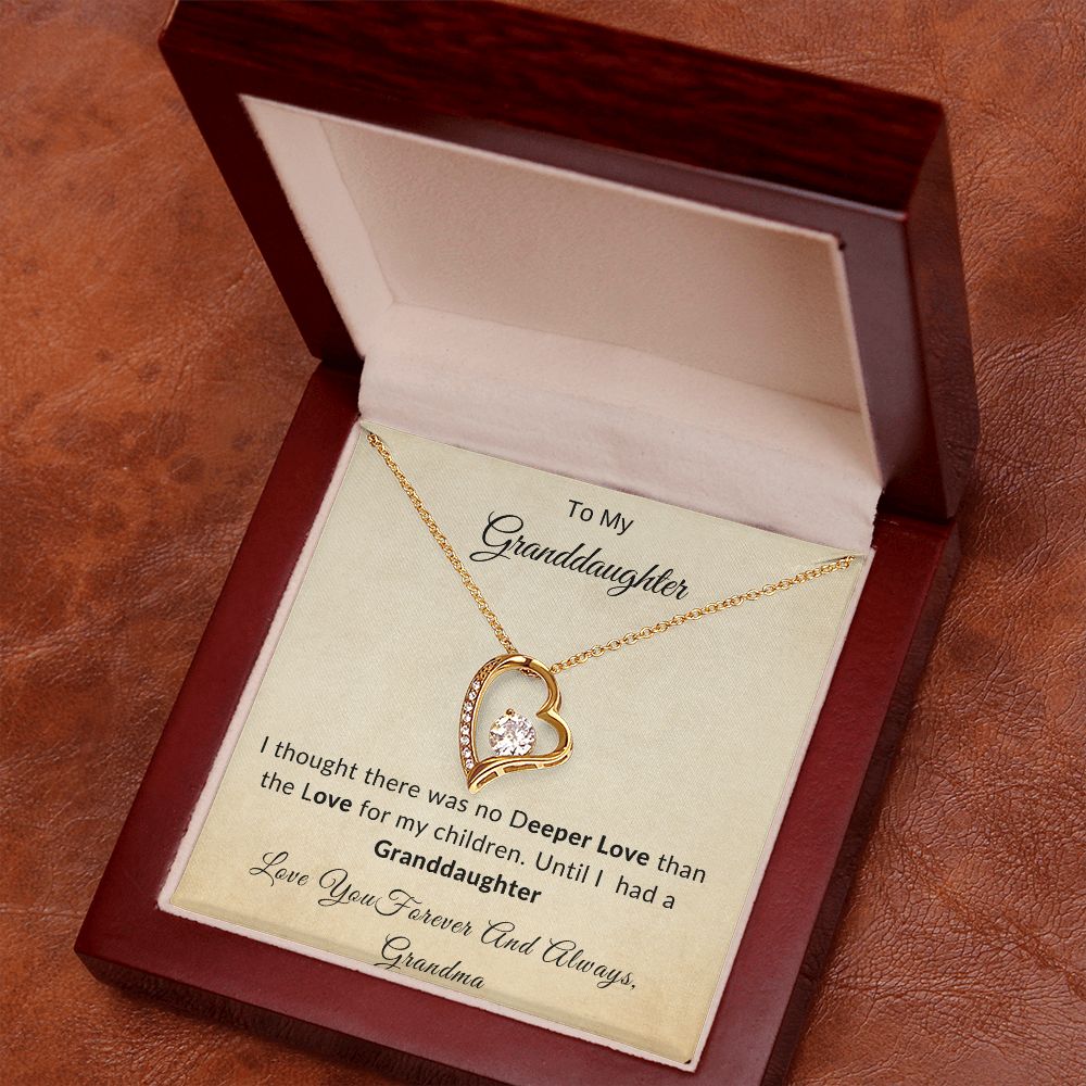 Forever Love Necklace Grandma No Deeper Love