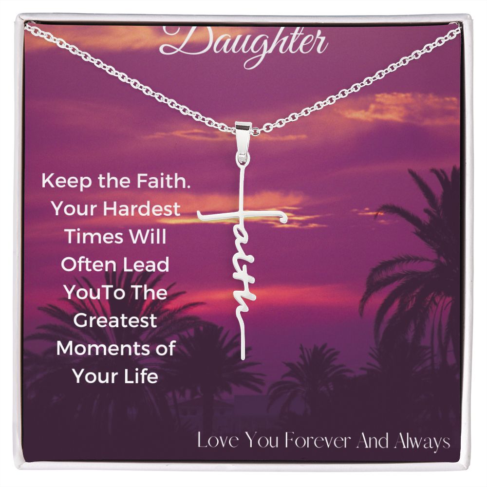 FAITH CROSS FOR DAUGHTER