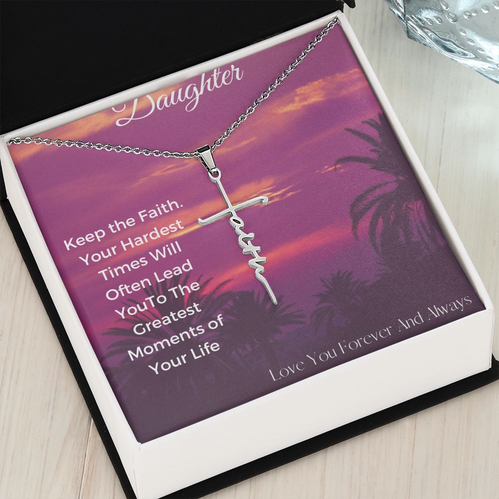 FAITH CROSS FOR DAUGHTER