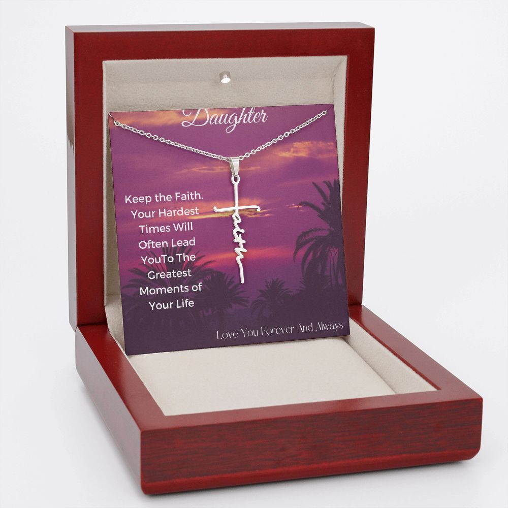 FAITH CROSS FOR DAUGHTER