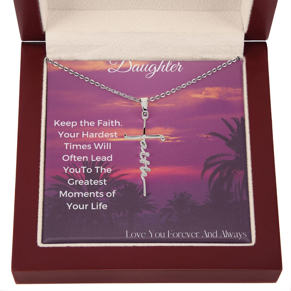 FAITH CROSS FOR DAUGHTER