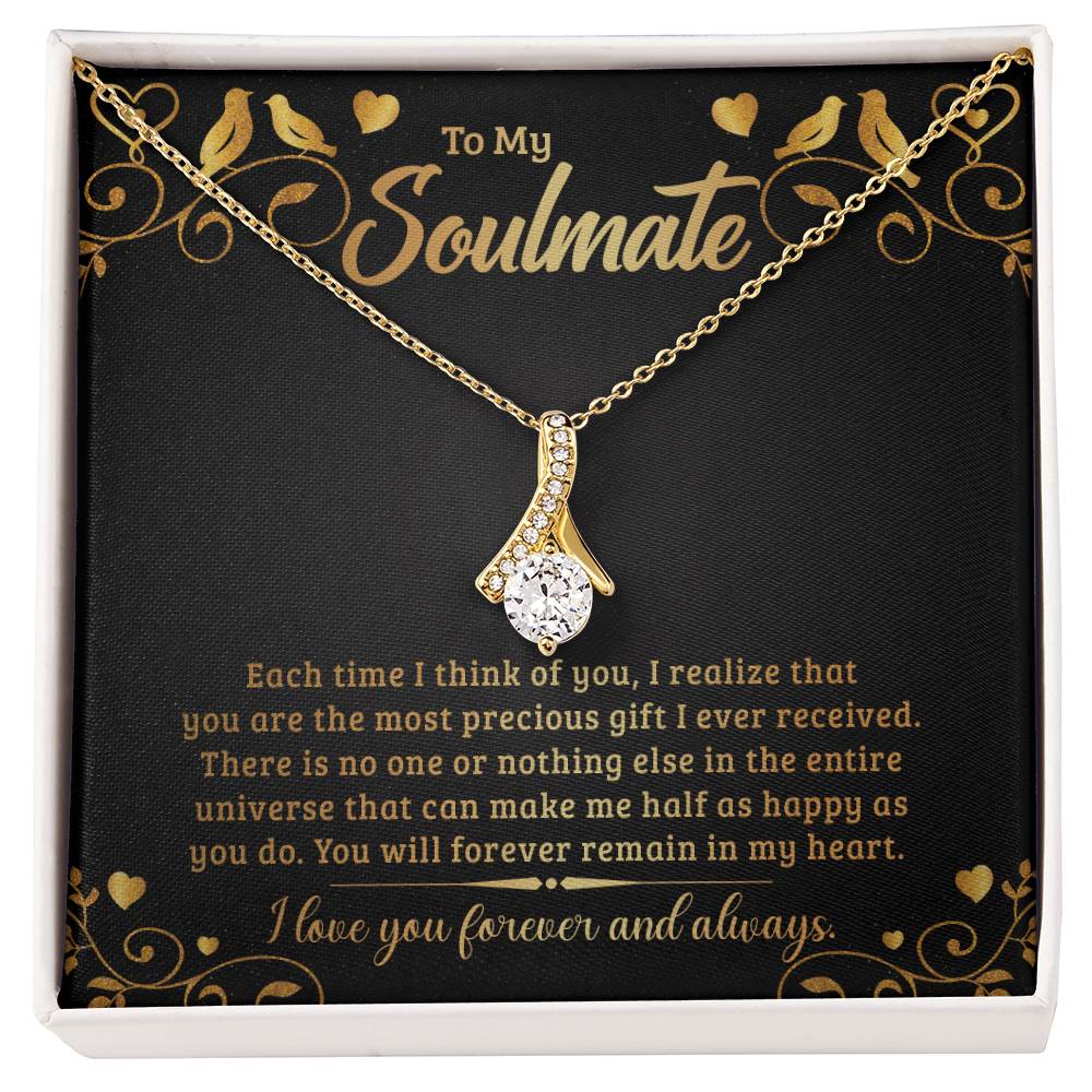 To My Soulmate Alluring Beauty Necklace