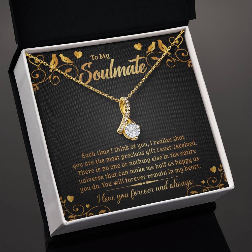 To My Soulmate Alluring Beauty Necklace