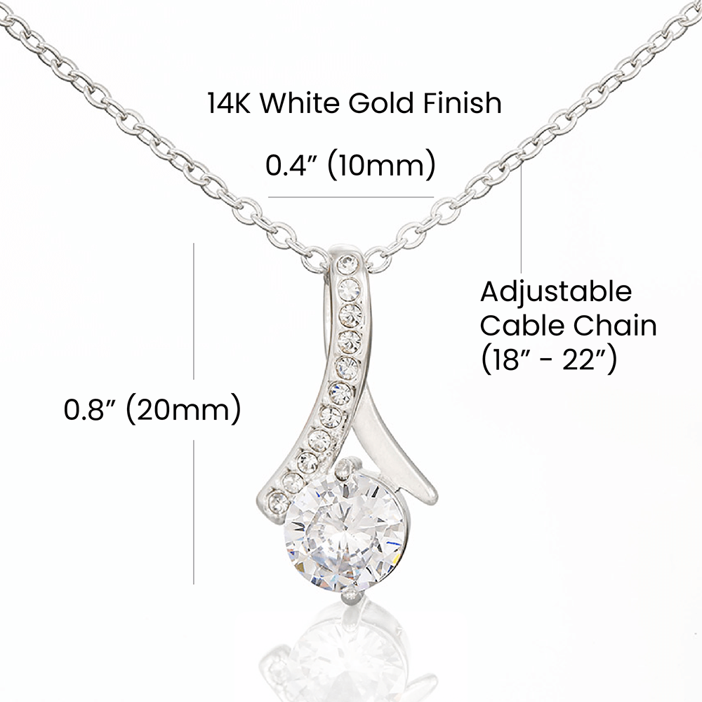 To My Wife, I Remember the First Day I Met You-Alluring Beauty Necklace