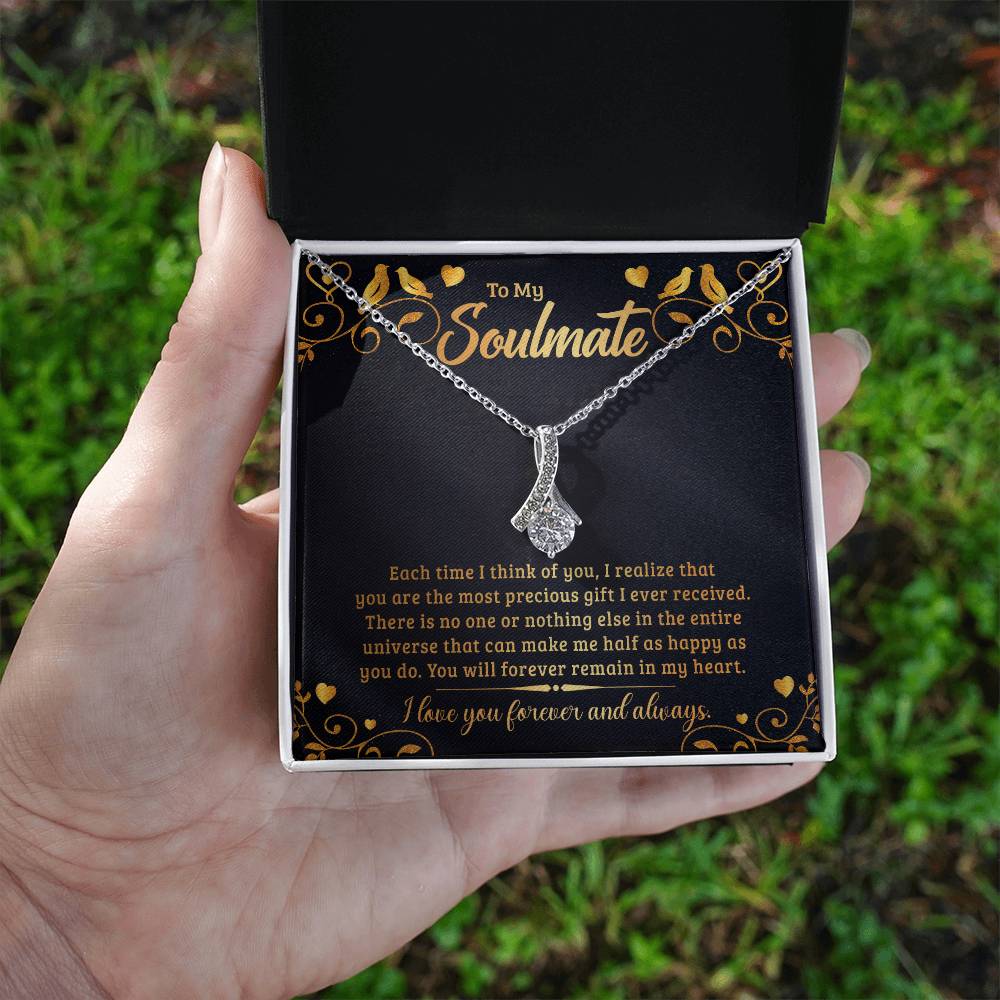 To My Soulmate Alluring Beauty Necklace
