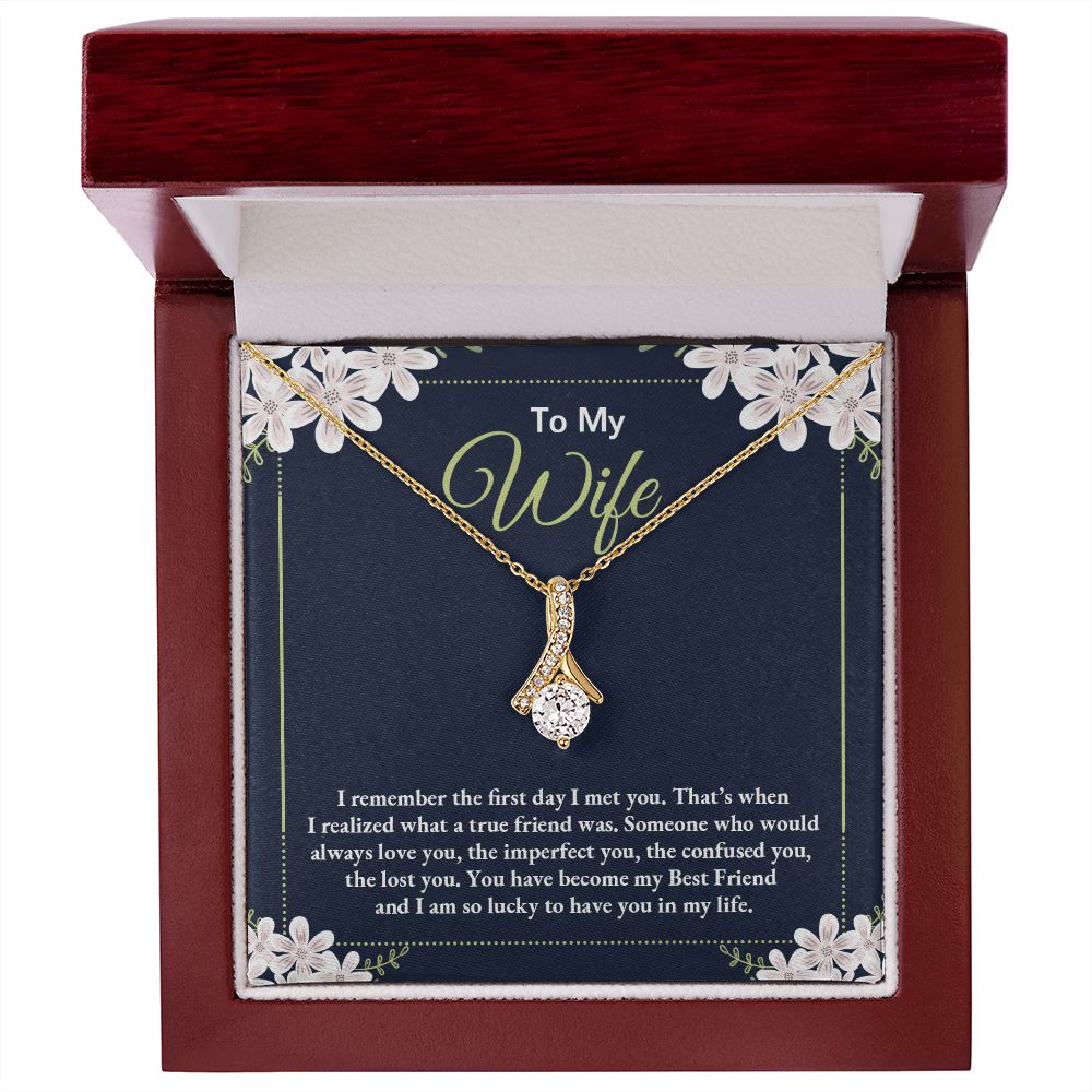 To My Wife, I Remember the First Day I Met You-Alluring Beauty Necklace