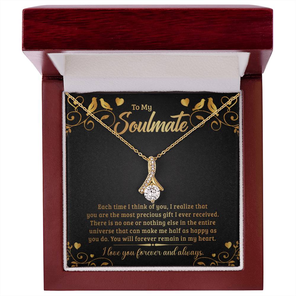 To My Soulmate Alluring Beauty Necklace