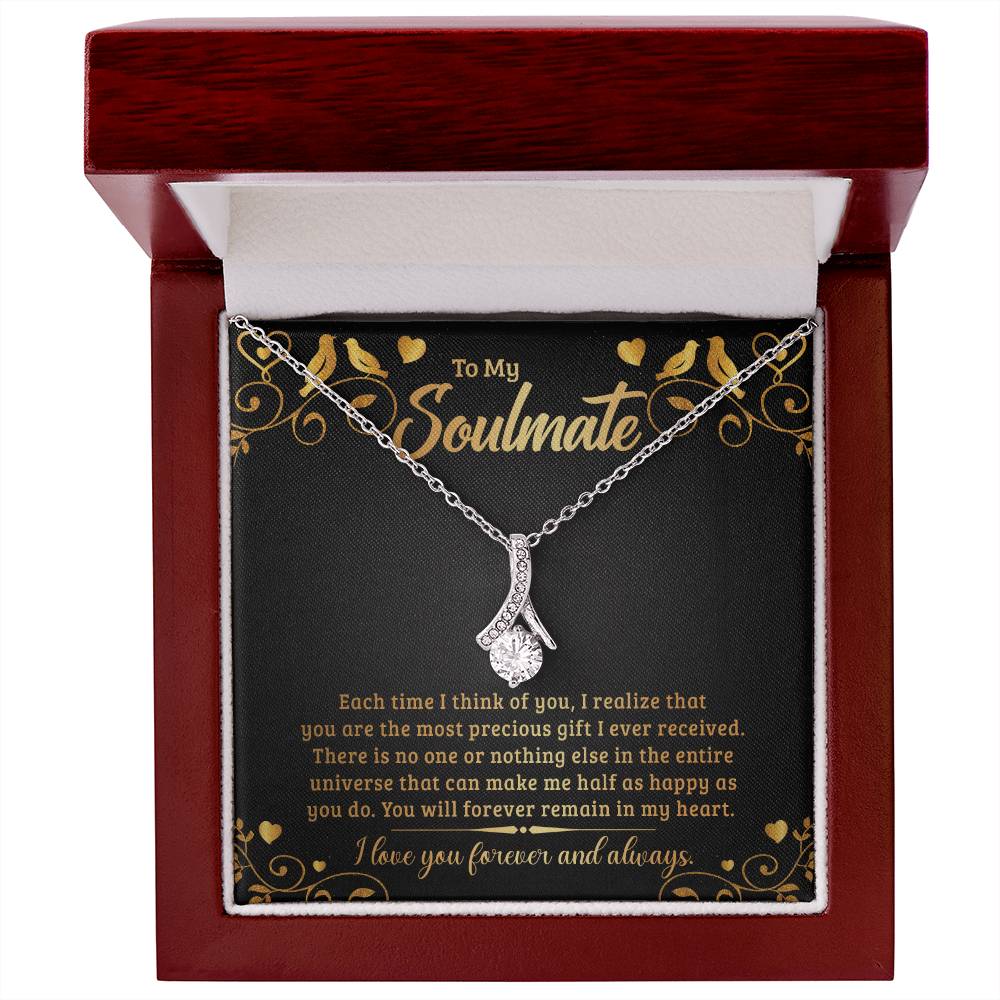 To My Soulmate Alluring Beauty Necklace