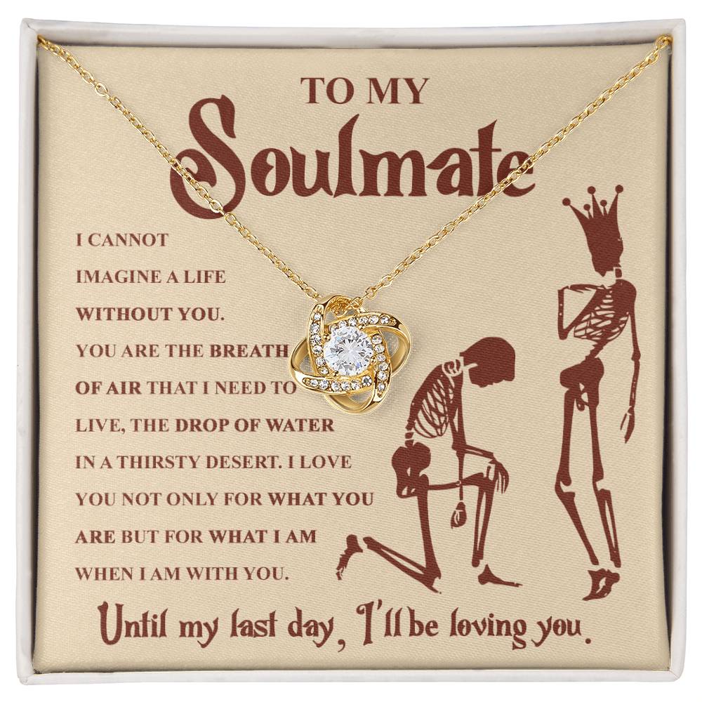 Soulmate-Breath Of Air Love Knot Necklace-Best Seller!