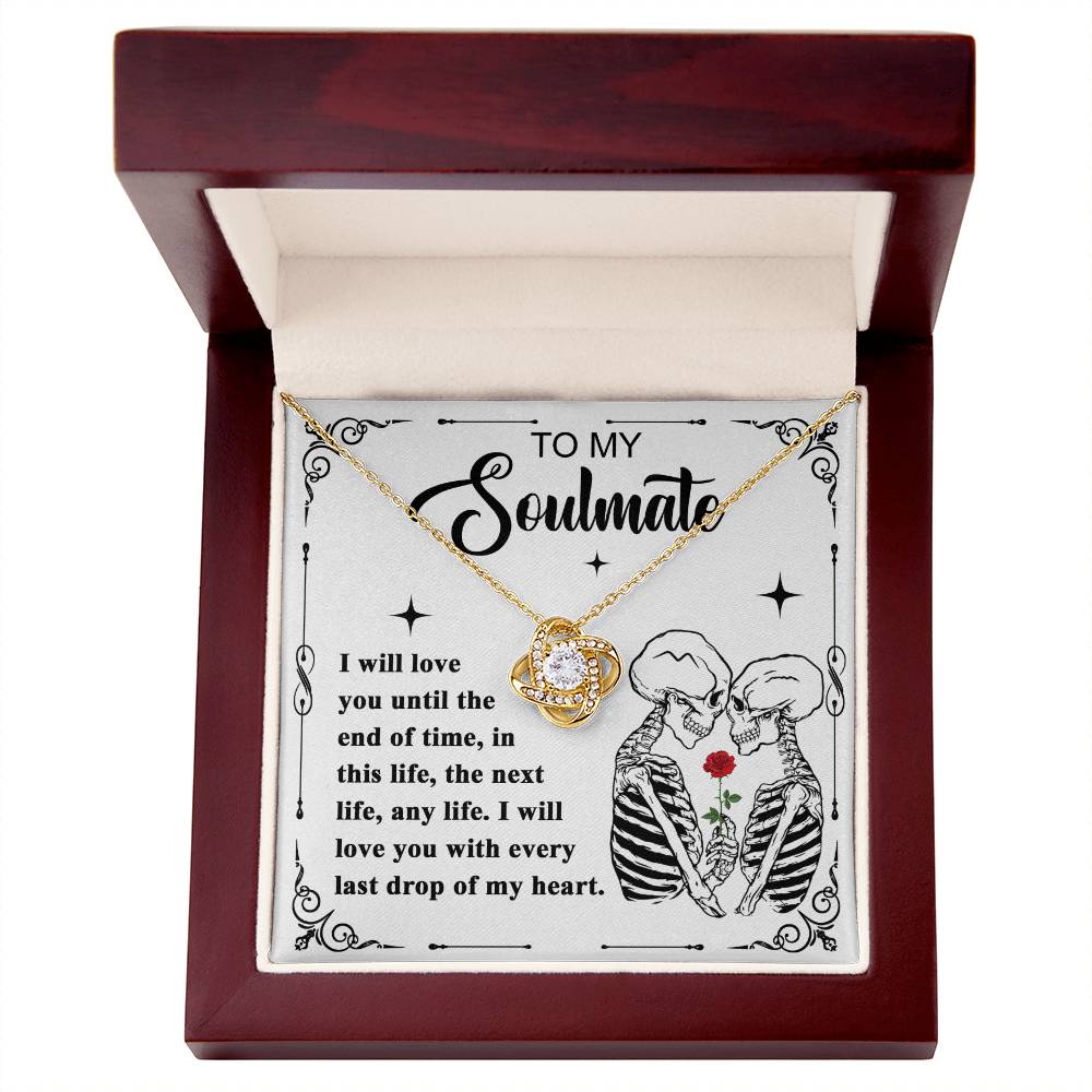 Soulmate-End Of Time Love Knot Necklace-Best Seller!