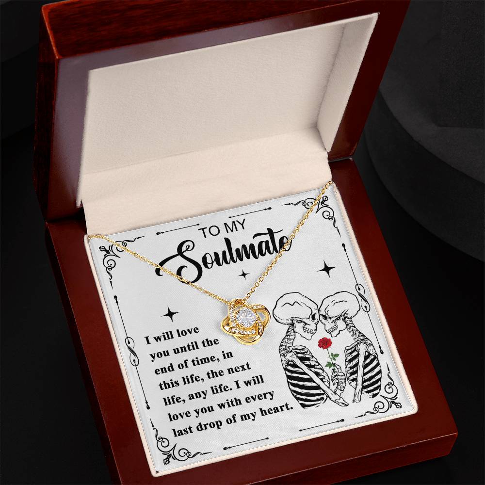Soulmate-End Of Time Love Knot Necklace-Best Seller!