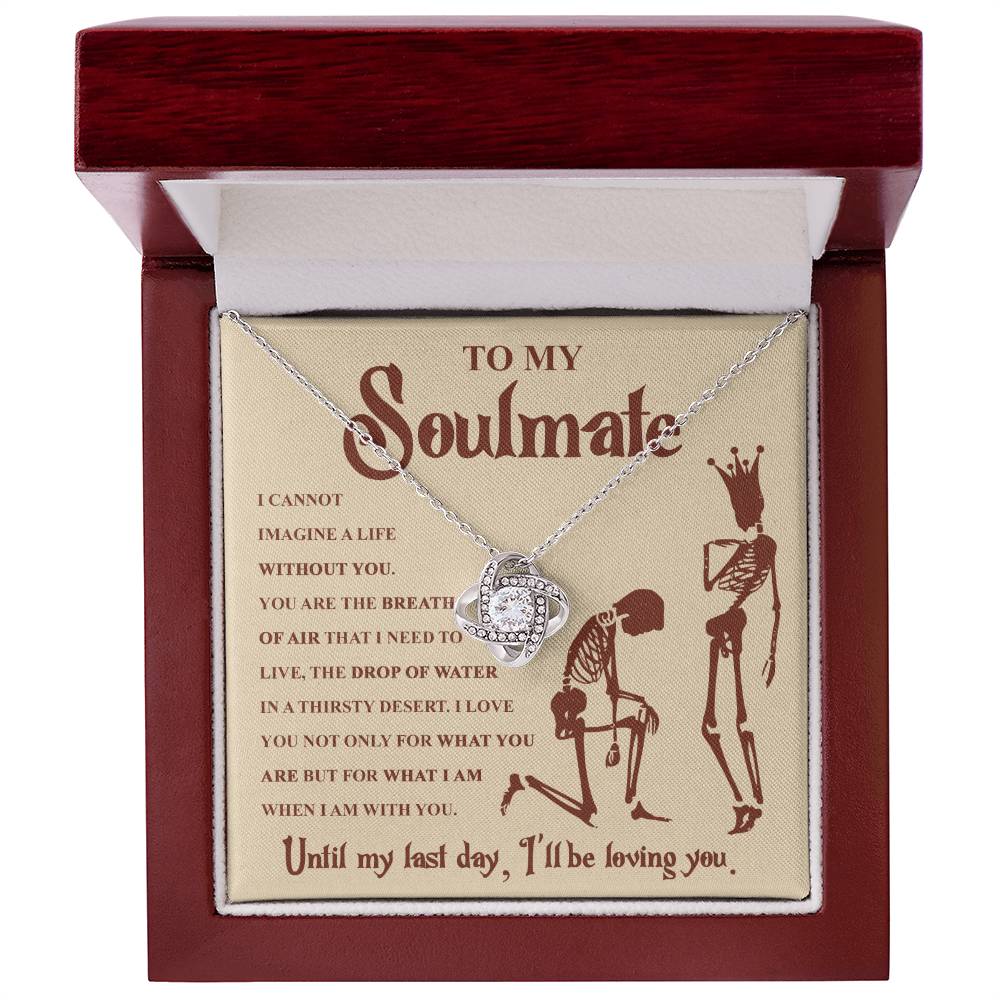 Soulmate-Breath Of Air Love Knot Necklace-Best Seller!
