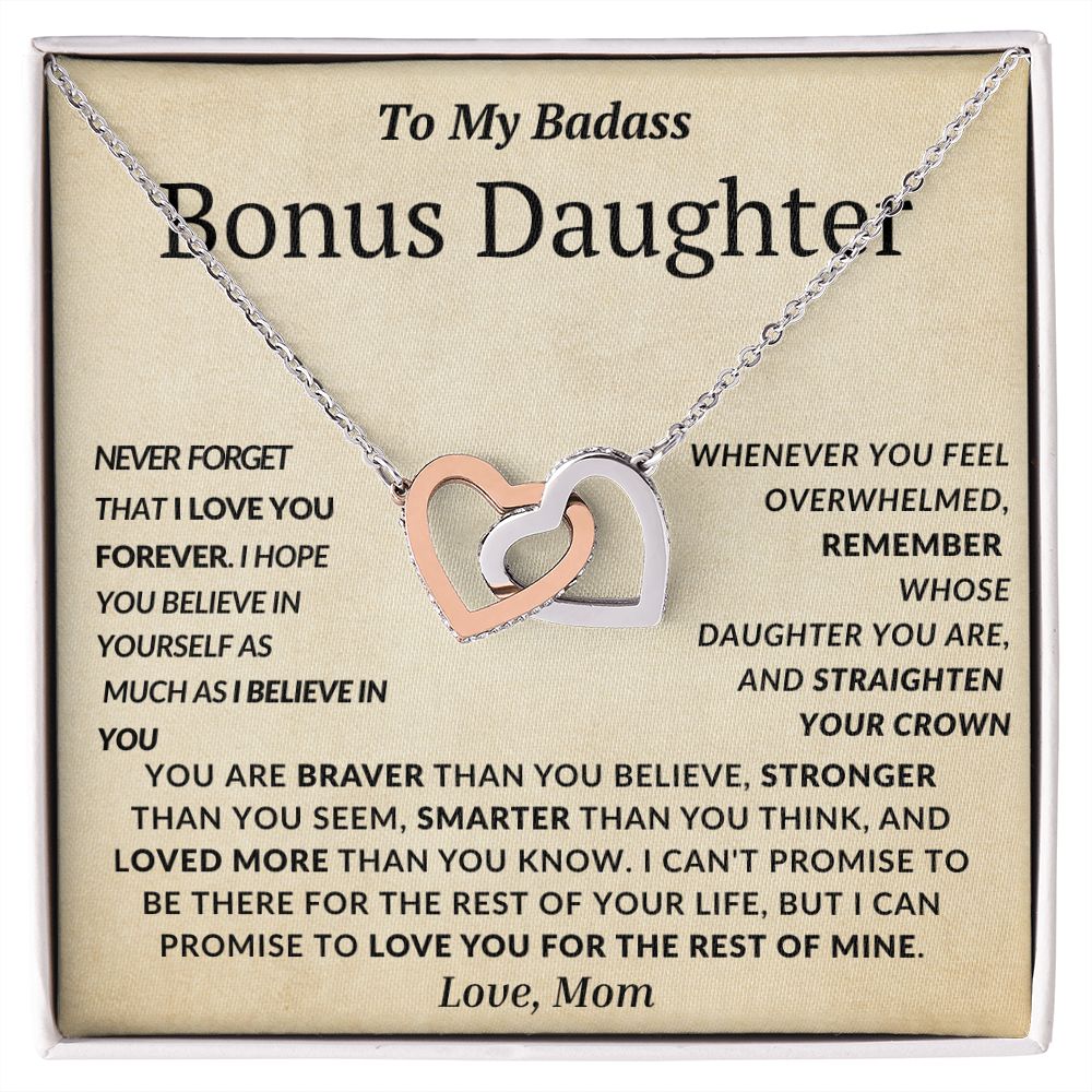 Interlocking Hearts- Bonus Daughter-Mom