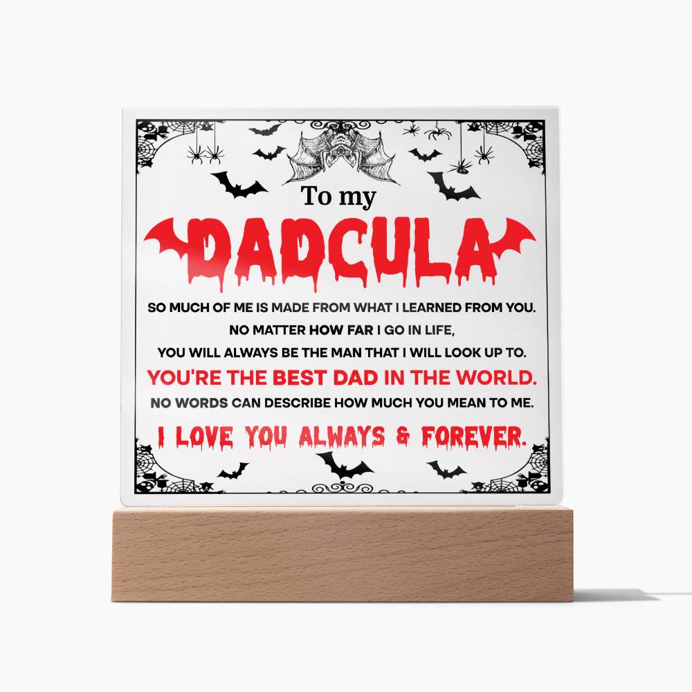 Dadcula-Best Dad-Acrylic Best Selling Acrylic Plaque