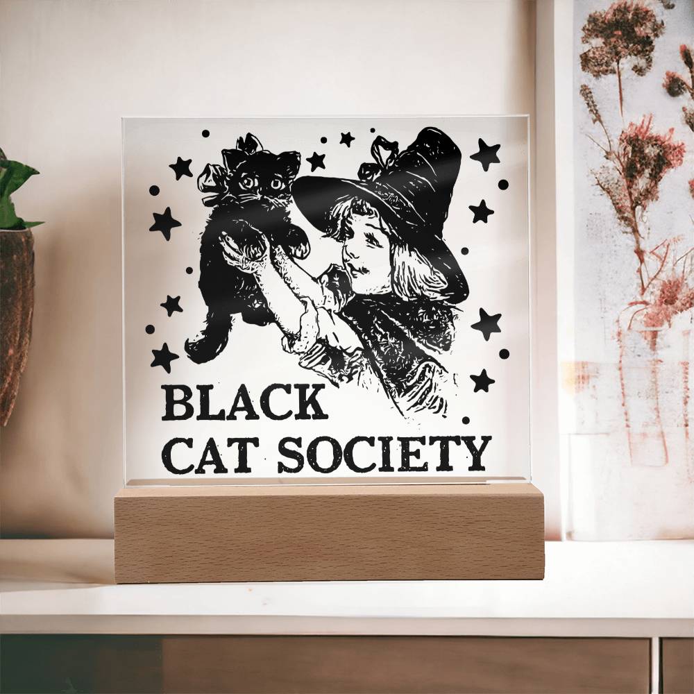 Black Cat Society-Acrylic Best Selling Acrylic Plaque