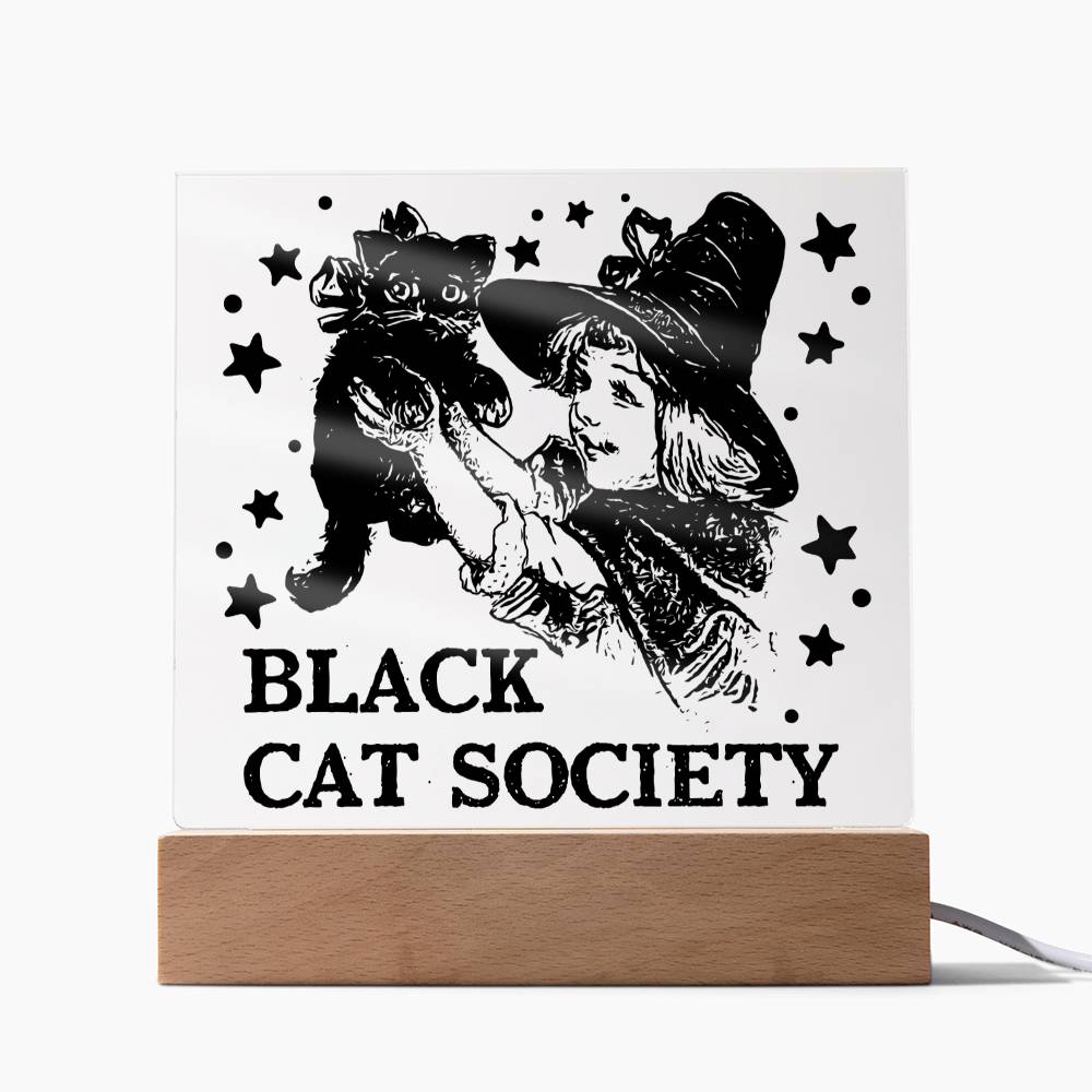 Black Cat Society-Acrylic Best Selling Acrylic Plaque