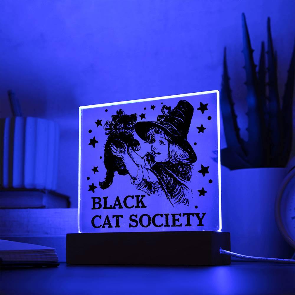 Black Cat Society-Acrylic Best Selling Acrylic Plaque