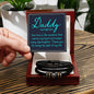 Love You Forever Bracelet- For Dad The Light Of My Life