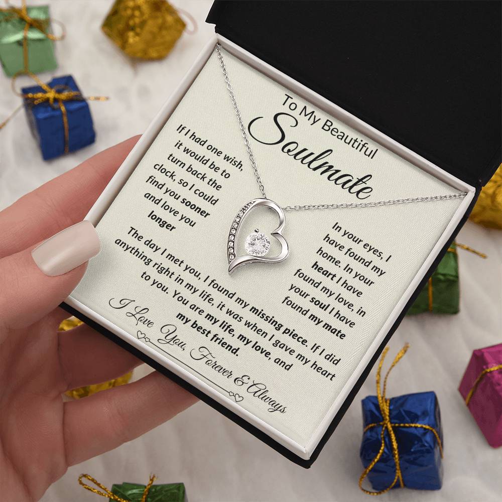 To My Beautiful Soulmate Forever Love