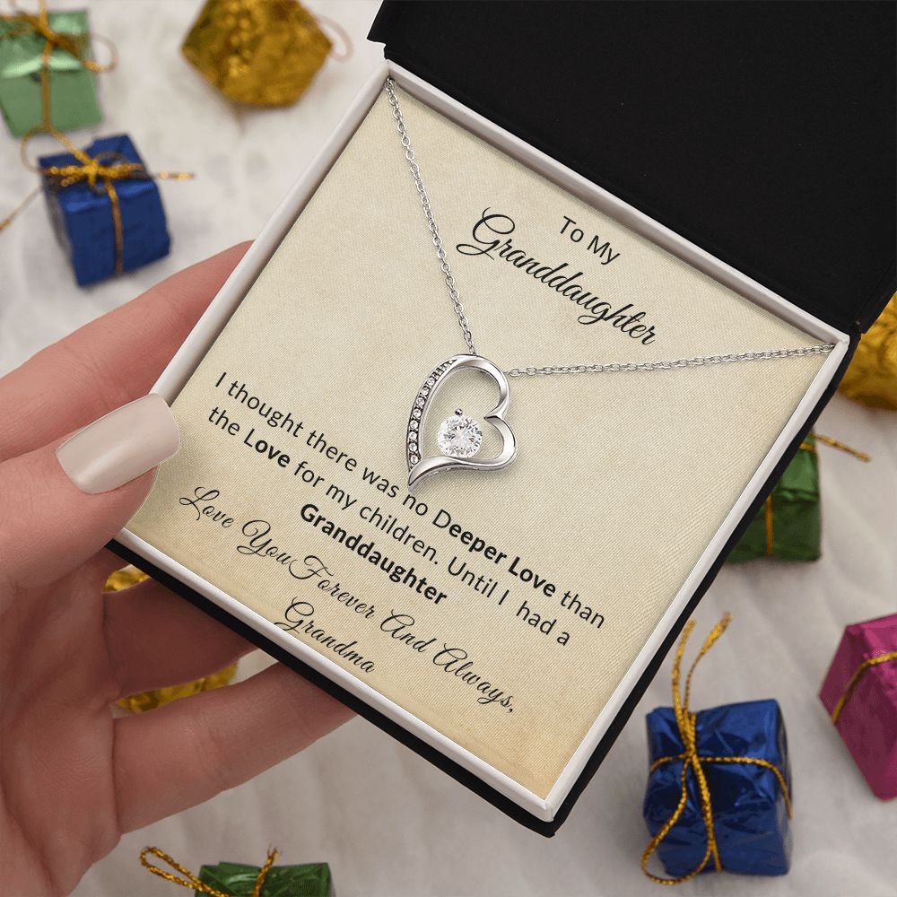 Forever Love Necklace Grandma No Deeper Love