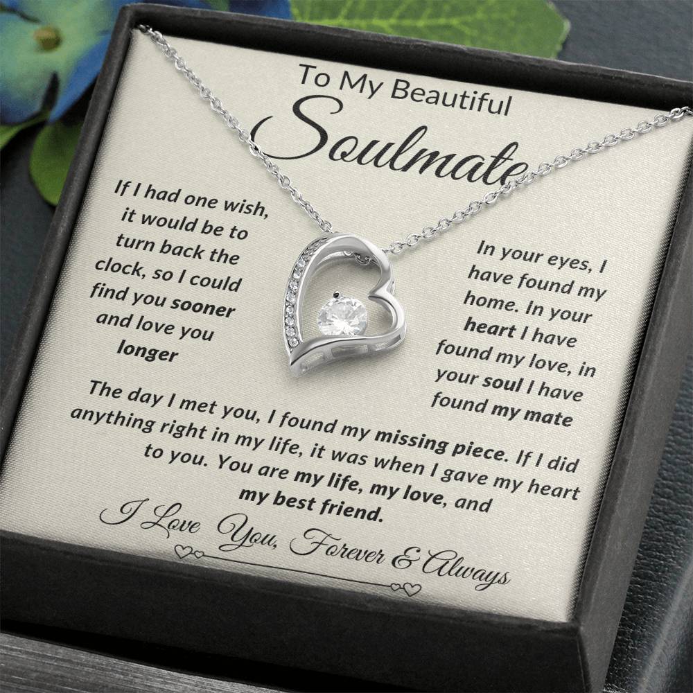 To My Beautiful Soulmate Forever Love