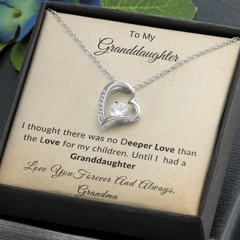 Forever Love Necklace Grandma No Deeper Love