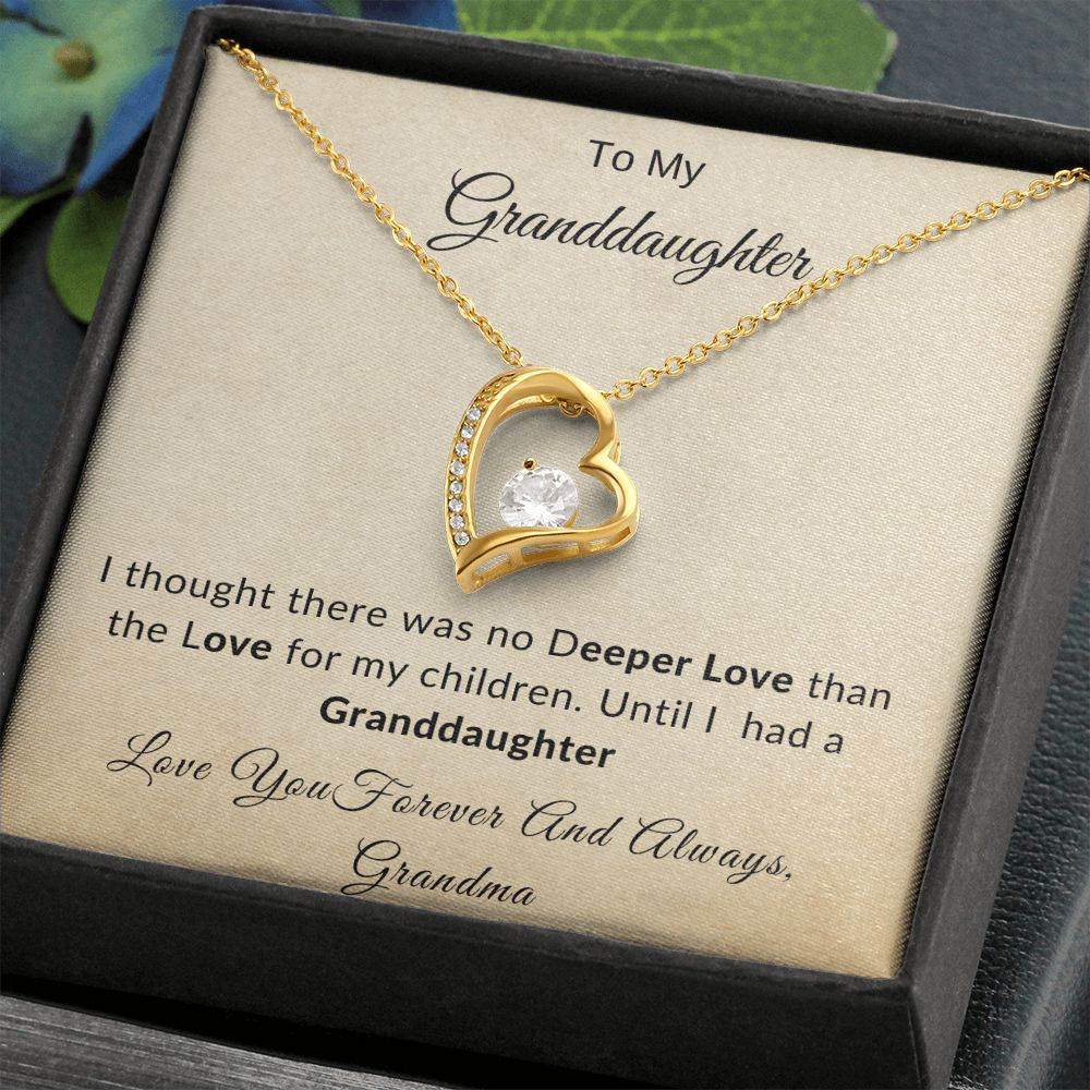 Forever Love Necklace Grandma No Deeper Love