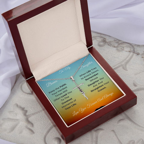 Faith Cross For Bonus Daughter