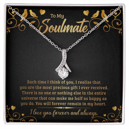 To My Soulmate Alluring Beauty Necklace