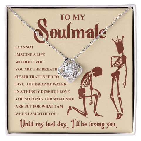 Soulmate-Breath Of Air Love Knot Necklace-Best Seller!