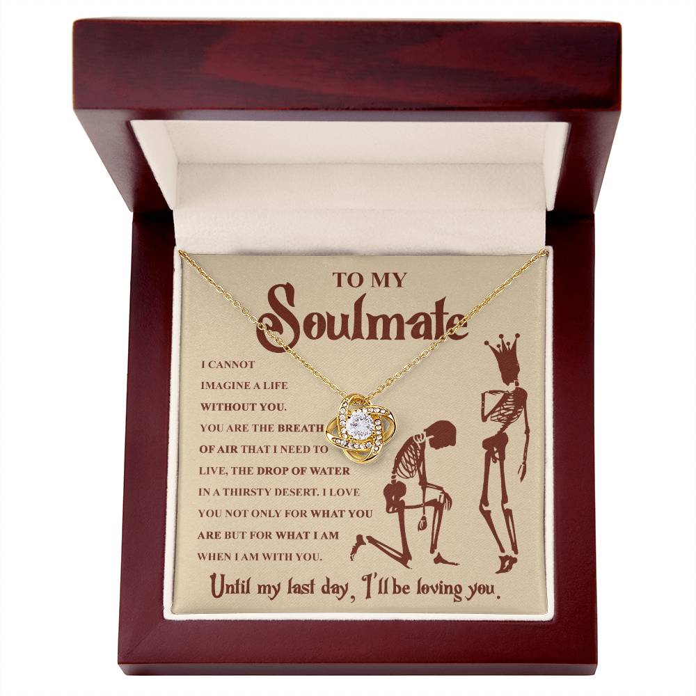 Soulmate-Breath Of Air Love Knot Necklace-Best Seller!