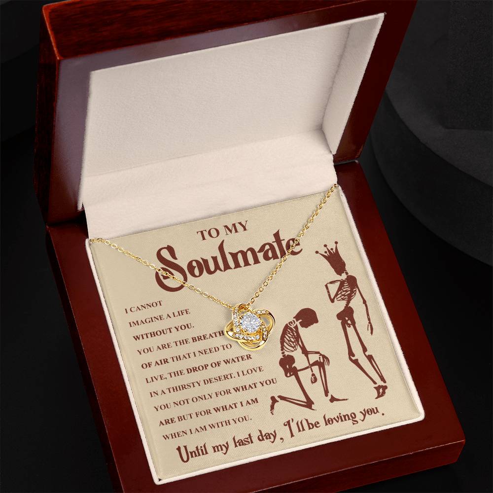 Soulmate-Breath Of Air Love Knot Necklace-Best Seller!