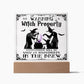 Witch Property-Acrylic Best Selling Acrylic Plaque