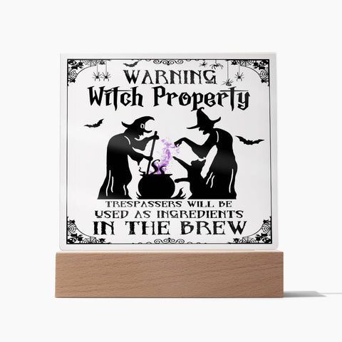 Witch Property-Acrylic Best Selling Acrylic Plaque