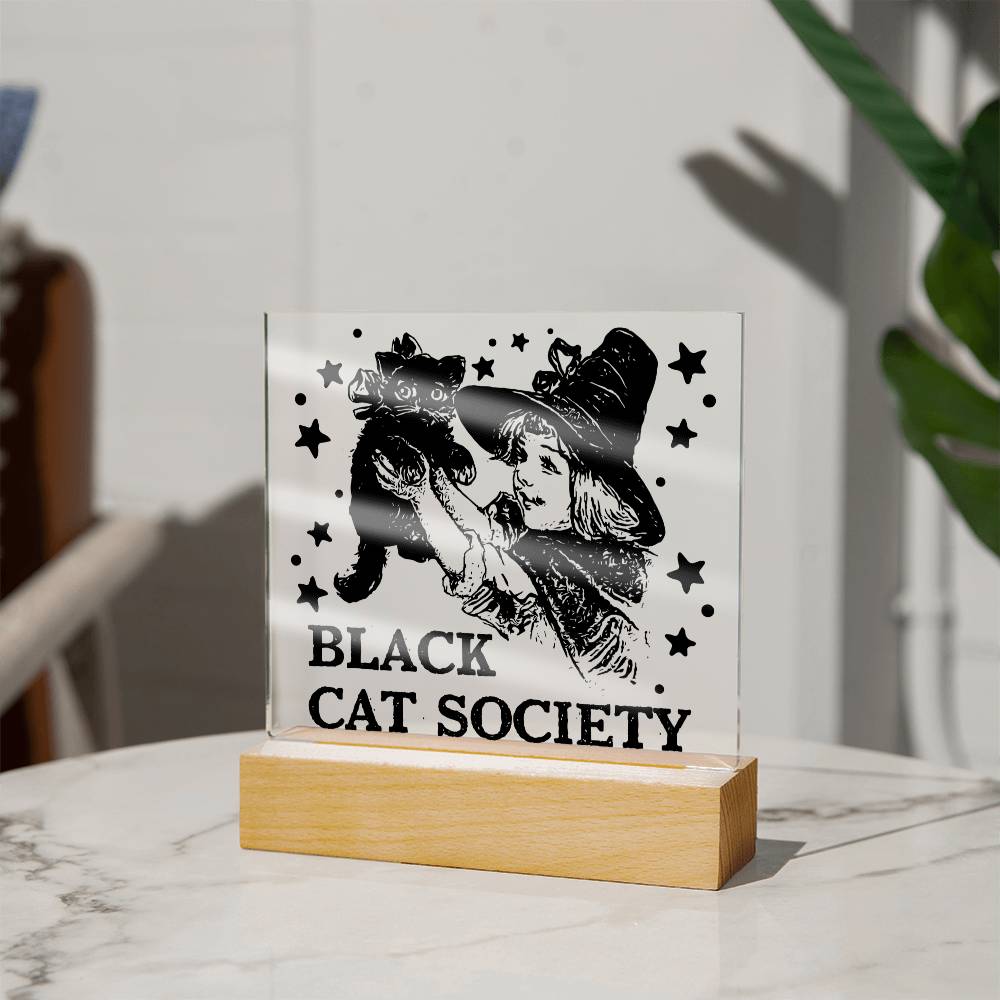 Black Cat Society-Acrylic Best Selling Acrylic Plaque