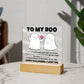 My Boo-Love Of Life-Acrylic Best Selling Acrylic Plaque
