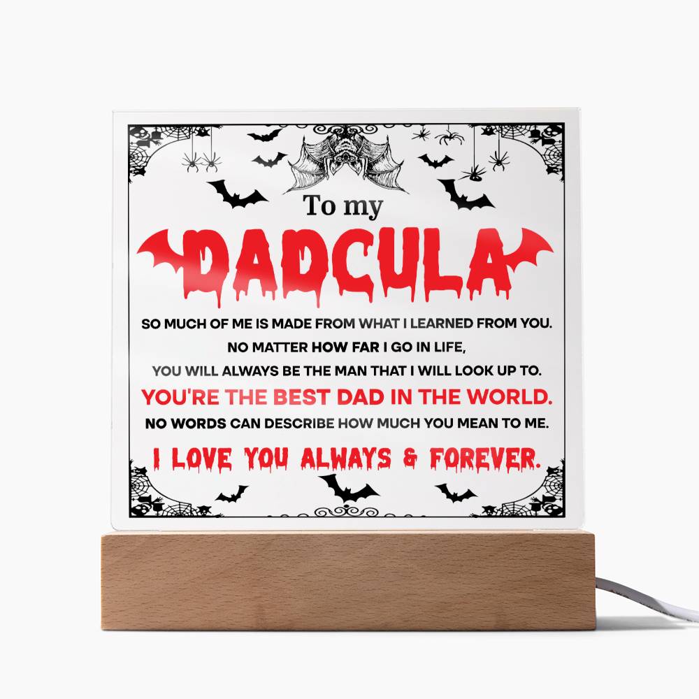 Dadcula-Best Dad-Acrylic Best Selling Acrylic Plaque