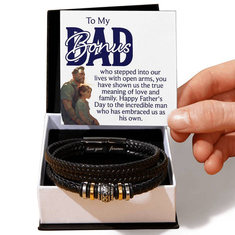 Love You Forever Bracelet - For Bonus Dad