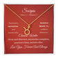 Scorpio Zodiac necklace