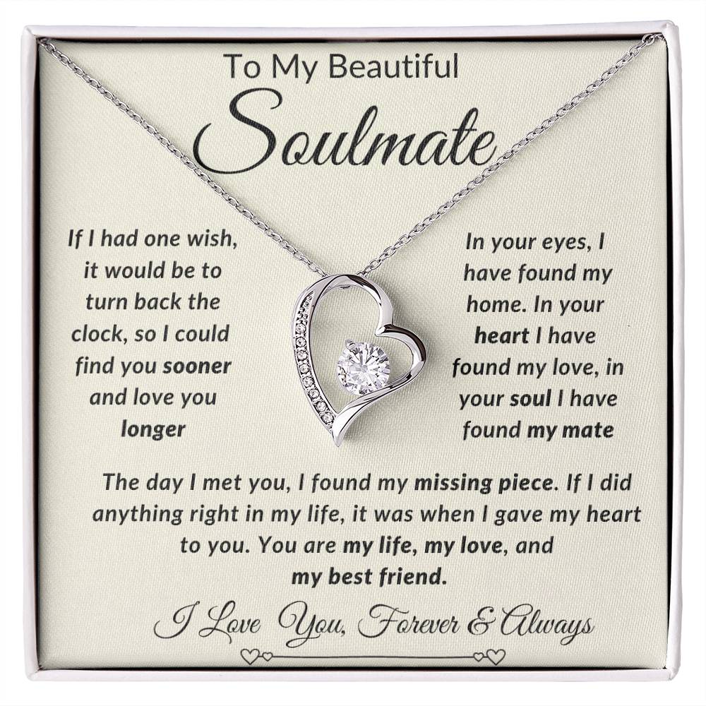 To My Beautiful Soulmate Forever Love