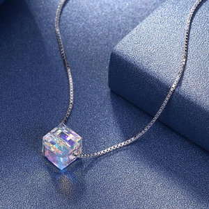 Cube Aurora Borealis Necklace (FREE OFFER)